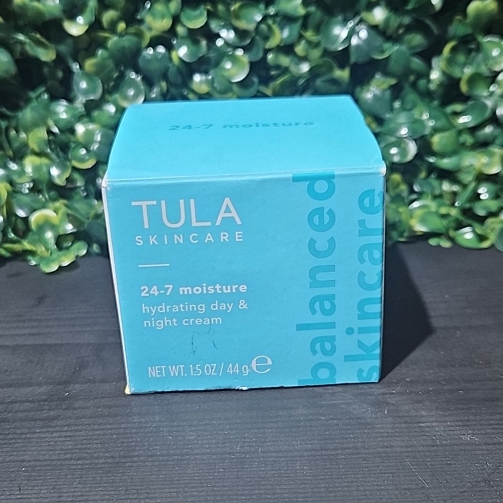 TULA skincare: 24-7 moisturize hydrating day & night cream 1.5oz.